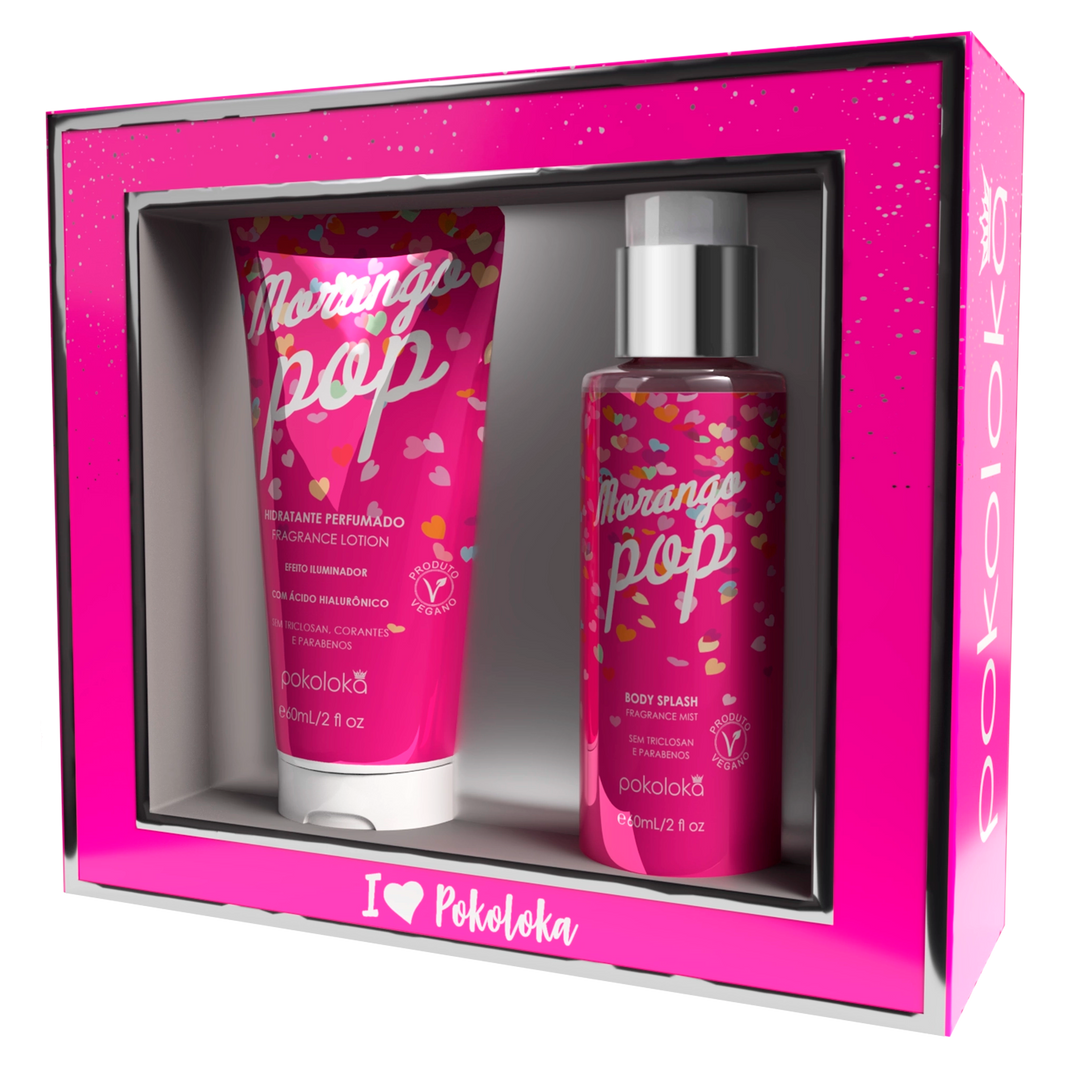 MINI Kit Pokoloka Hidratante e Body Splash 60ml