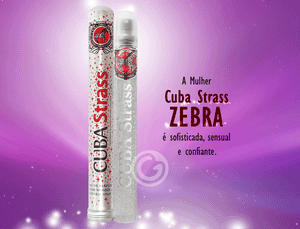 Strass Zebra Perfume Feminino by Cuba