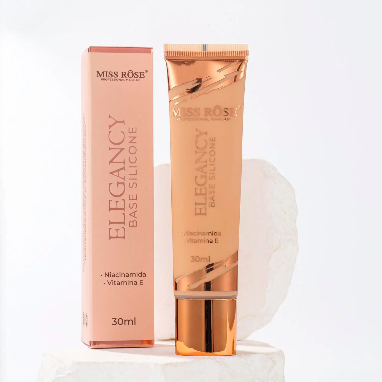 Base Siliconada Elegancy - Miss Rose