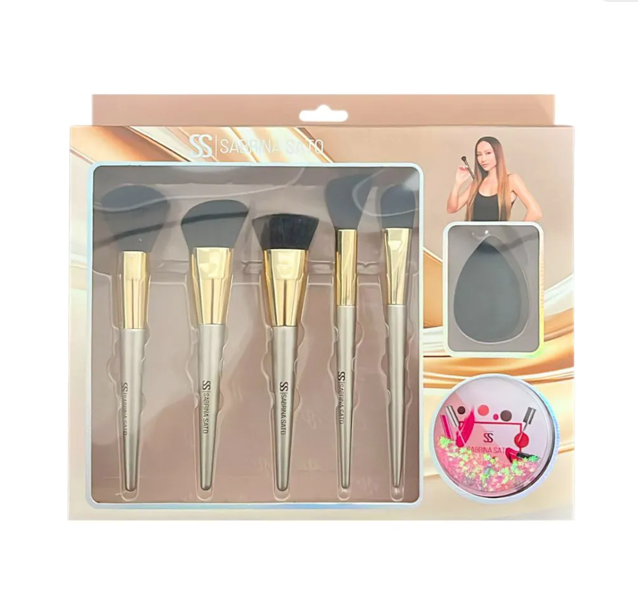 Kit 5 Pinceis SP146 com Esponja - Sabrina Sato