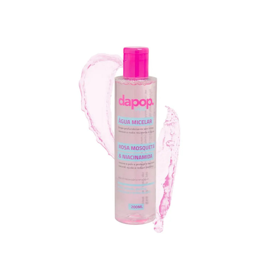 Agua Micelar Rosa Mosqueta e Niacinamida - DaPop