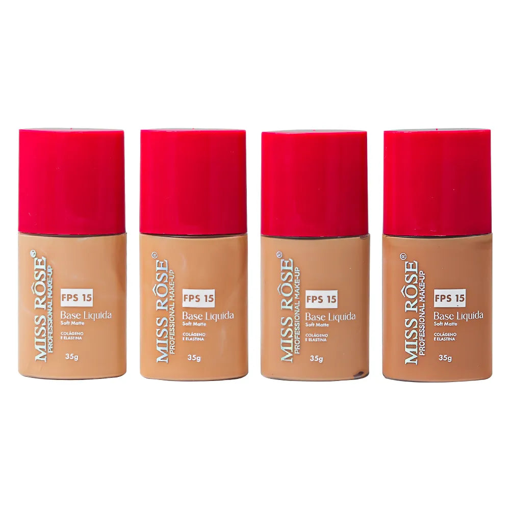 BASE LIQUIDA SOFT MATTE FPS 15 SINTA-SE MISS ROSE