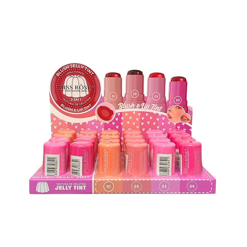 Blush e Lip Tint Jelly Tint - Miss Rose