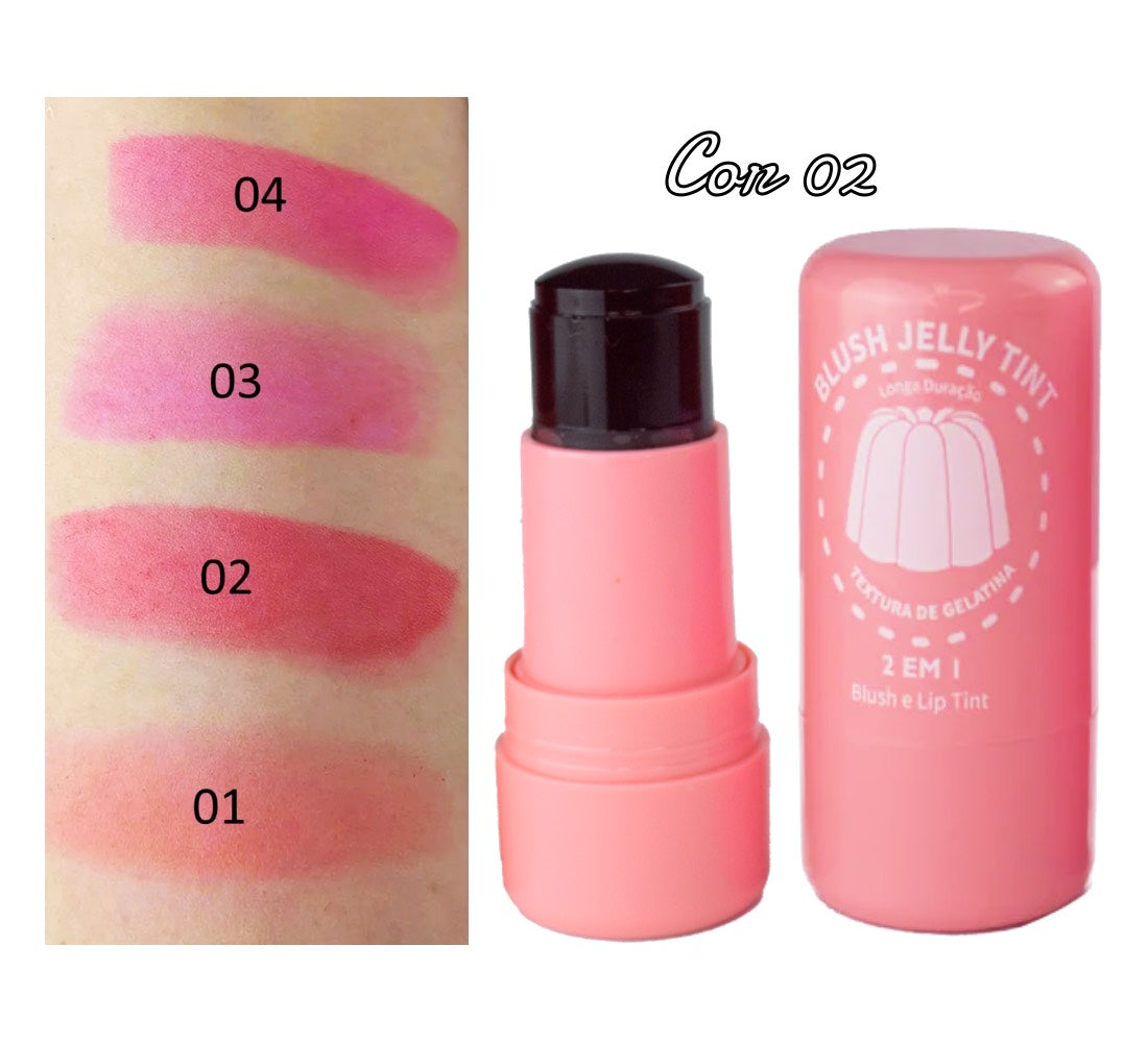 Blush e Lip Tint Jelly Tint - Miss Rose