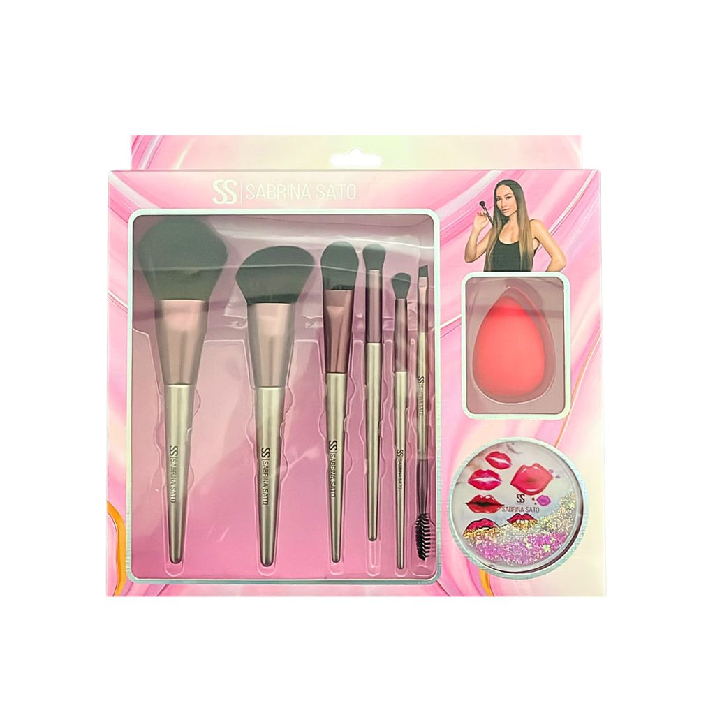 Kit 6 Pinceis  com Esponja SP141 - Sabrina Sato