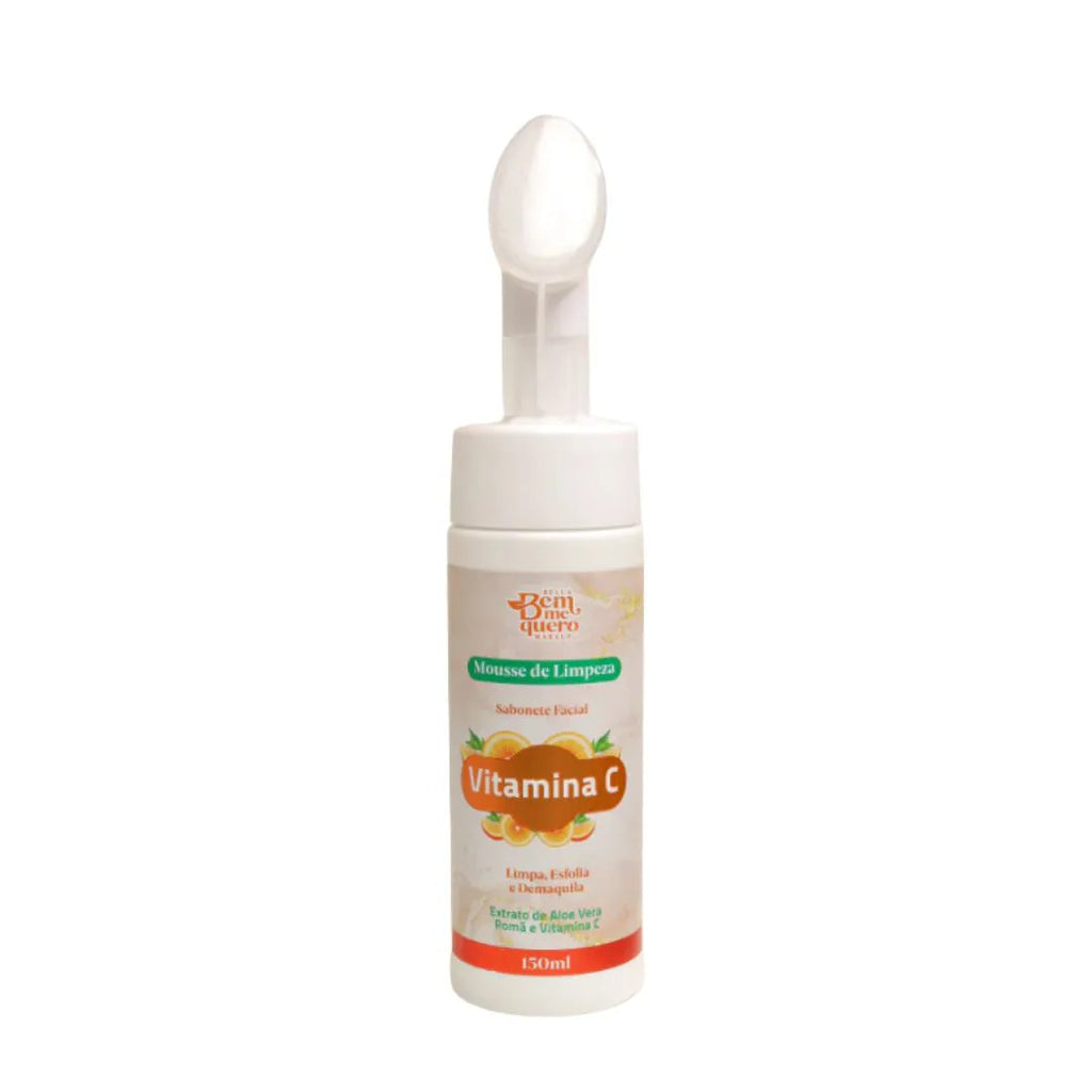 Mousse de Limpeza Vitamina C - Bella Bem Me Quero